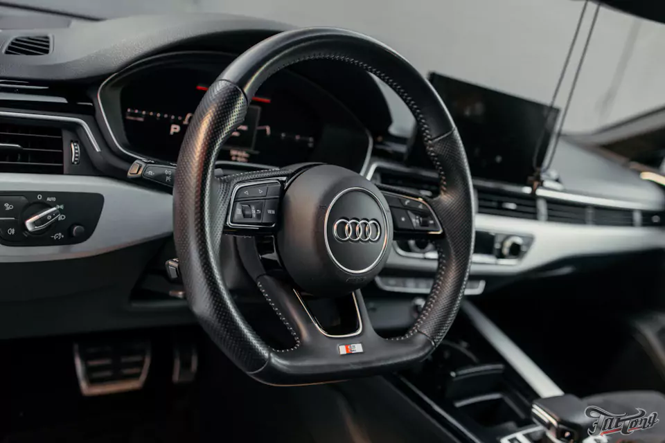Кузовной ремонт и перетяжка руля для Audi A5